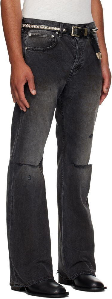 Kavbojke Enfants Riches Déprimés Enfants Riches Déprimés Wider Flare Leg Jeans Črna | 050-400, 1