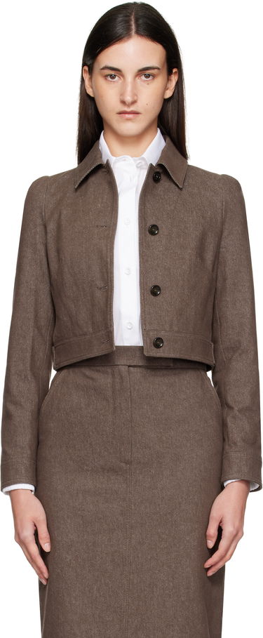 Jakna Max Mara Max Mara Carpa Cropped Jacket Rjava | 2511041013600, 0