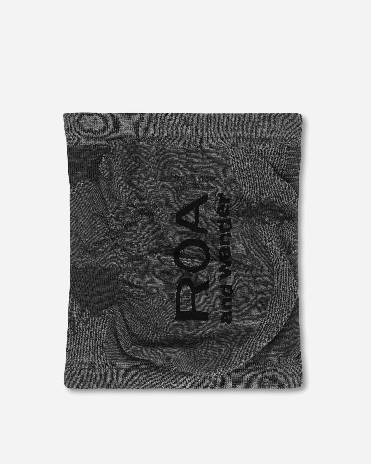 Šala ROA And wander Golm Dryarn Seamless Neck Warmer Siva | OBMW202YA02 BLK0001, 0