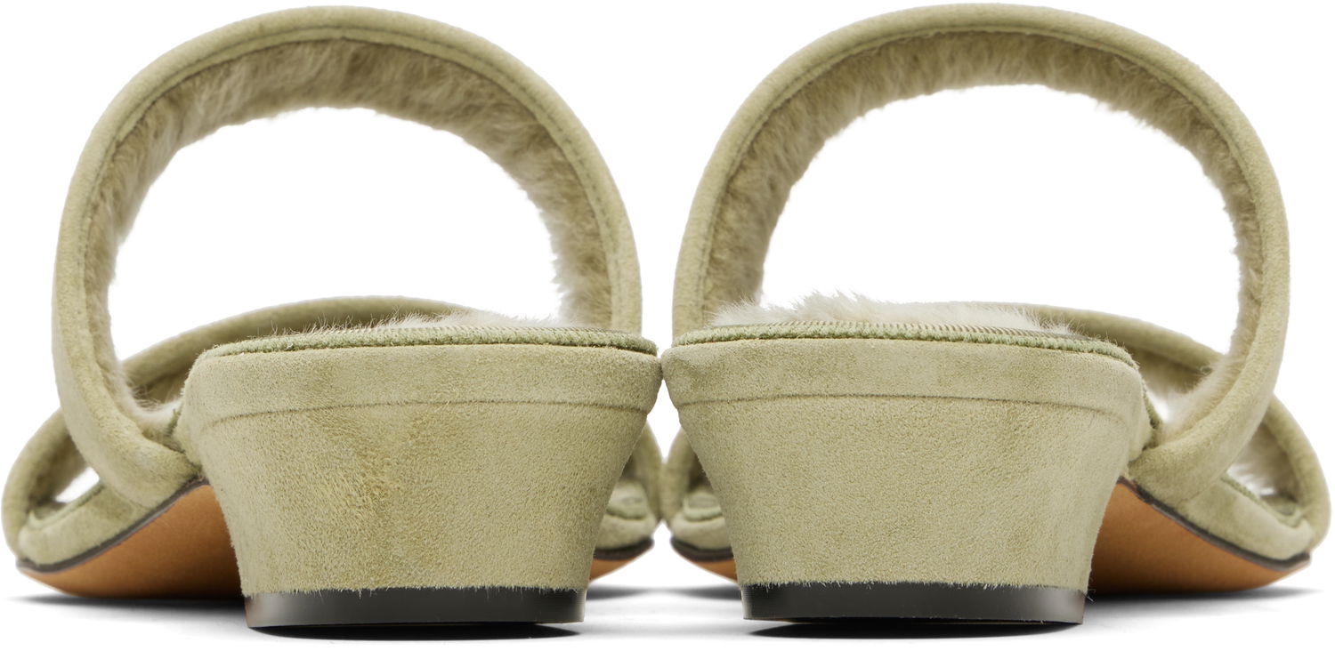 Obleke The Row The Row Awar Strap Heeled Sandals Zelena | F1594-L221, 1