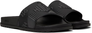 Superge in čevlji BOSS HUGO Mixed Logos Slides Črna | 50542063, 3