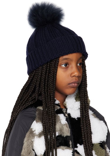 Beanie WOOLRICH Woolrich Kids Pom Pom Beanie Mornarica | CFWKAC0145FRUF0428, 1