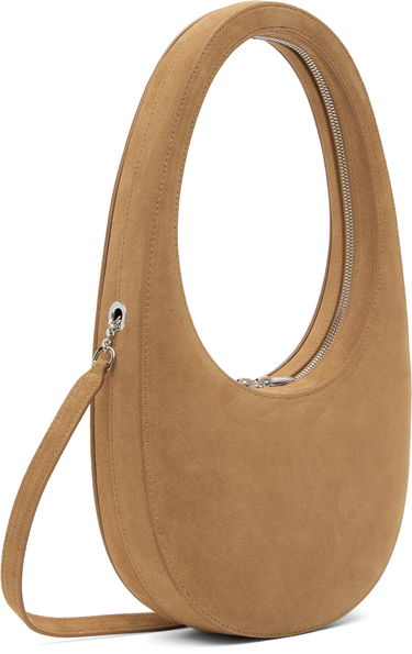 Torbica Coperni Coperni Swipe Suede Crossbody Bag Rjava | COPBA38F6049, 2