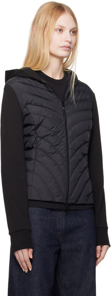 Pulover Moncler Moncler Zip Up Hooded Down Cardigan Črna | K10938G00020809KZ, 1