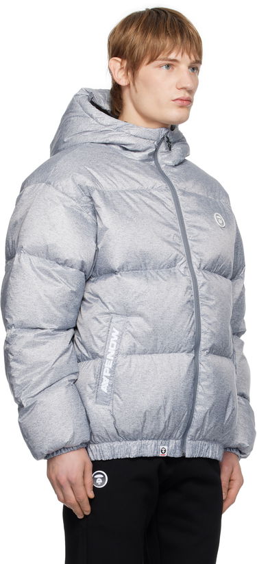Puhovka AAPE by A Bathing Ape AAPE by A Bathing Ape 'AAPE NOW' Down Jacket Siva | AAPDNM7654XANGY2, 1