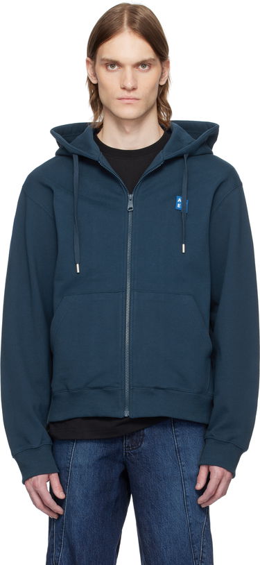 Pulover ADER ERROR ADER error TRS Tag 01 Zip-Up Hoodie Mornarica | BO42FYHD0401NV, 0