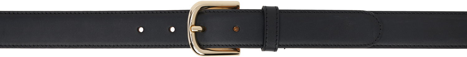 Pasovi A.P.C. A.P.C. Rose Leather Belt Črna | PXBHZ-F65215, 0