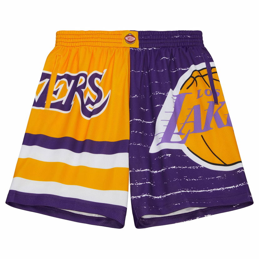 Kratke hlače Mitchell & Ness NBA LA Lakers Jumbotron 3.0 Shorts Lila | PSHR4984-LALYYPPPMTWH