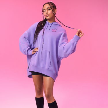 Pulover Puma PUMA x HELLO KITTY AND FRIENDS Oversized Hoodie Lila | 631614_29, 2