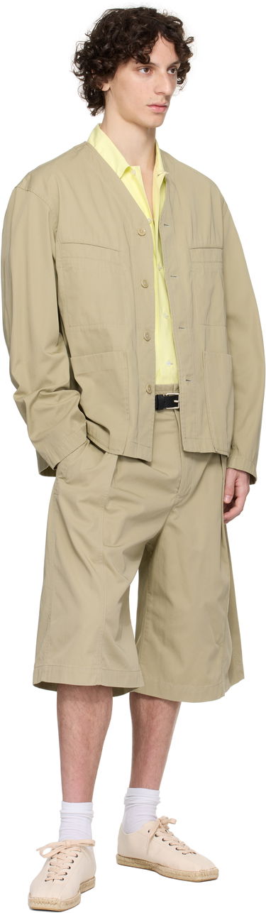 Srajce LEMAIRE Lemaire Collarless Overshirt Bež | OV1011 LF1352, 3