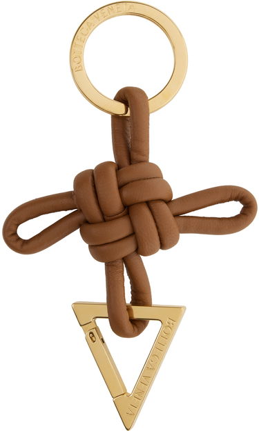 Obeski za ključe Bottega Veneta Triangle Keychain Rjava | 619100 V0050, 0