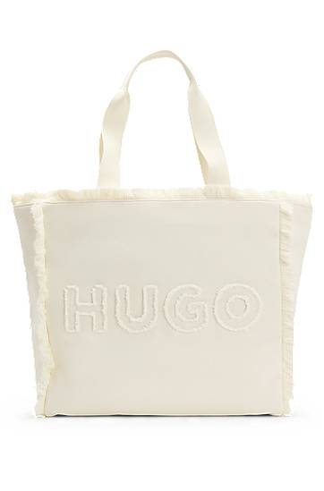 Tote bag BOSS HUGO Fringed Canvas Tote Bag Bela | 50541867, 0