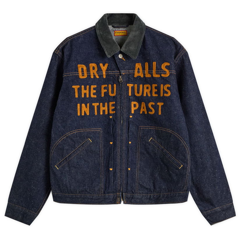 Jakna Human Made Zip Denim Work Jacket Mornarica | HM30JK005-IND
