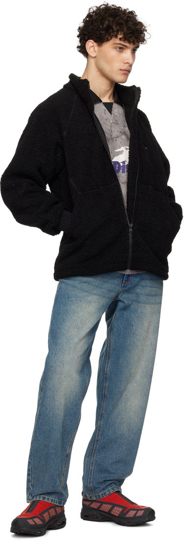 Pulover Dime Sherpa Zip Fleece Jacket Črna | DIMEHO246BLK, 3