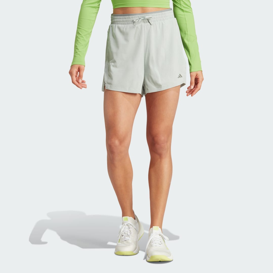 Kratke hlače adidas Performance HIIT HEAT.RDY Two-in-One Shorts Zelena | IL9277, 1