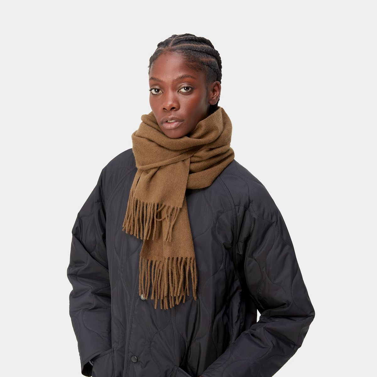 Šala Carhartt WIP Clan Scarf "Tamarind" Rjava | I013507_1CN_XX, 0