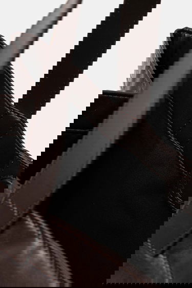 Tote bag Anine Bing Leo Embossed Leather Tote Bag Rjava | A.13.11841, 4