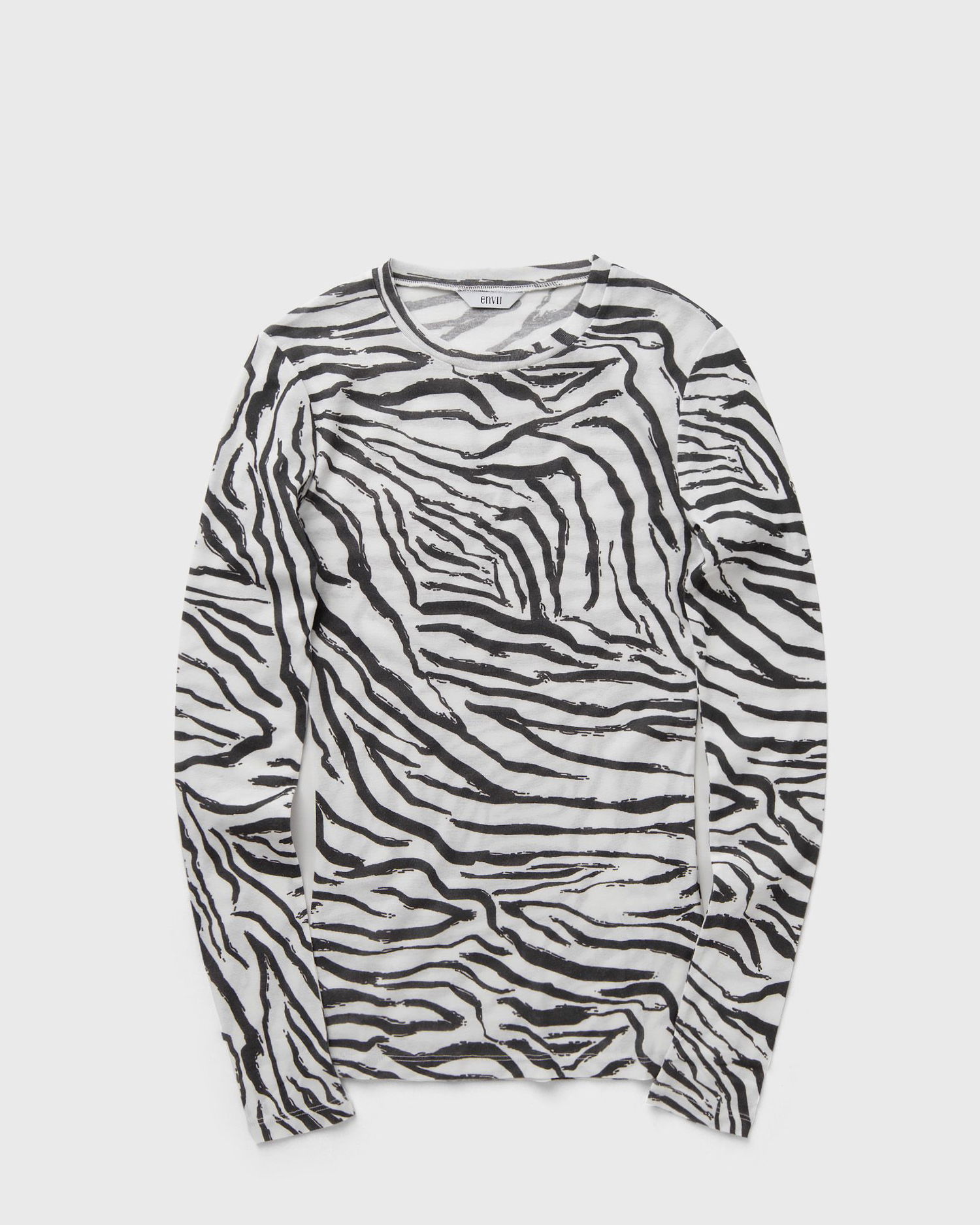 Majica envii Long Sleeve Zebra Print T-Shirt Bela | E23200045-CLR002104, 0