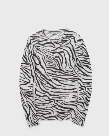 Majica envii Long Sleeve Zebra Print T-Shirt Bela | E23200045-CLR002104, 0