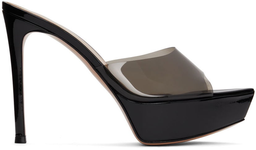Superge in čevlji Gianvito Rossi Gianvito Rossi Betty Heeled Platform Sandals Črna | G17240-85RIC-GSV