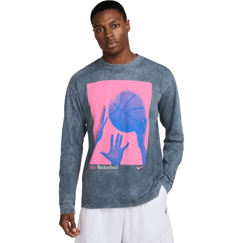 Majica Nike Long Sleeve Basketball Graphic T-Shirt Modra | HJ3339