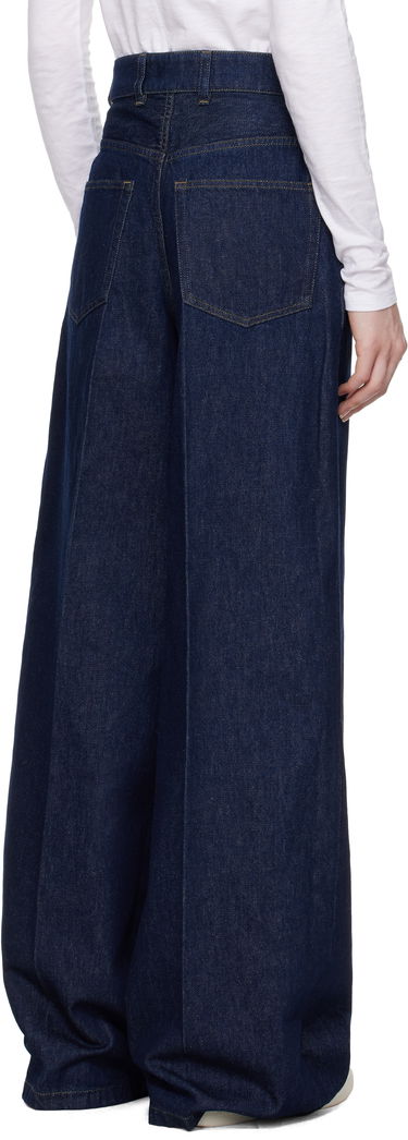 Kavbojke A.P.C. Anastasia Barbieri Edition Azzurra Wide Leg Jeans Mornarica | COHEX-F08489, 2