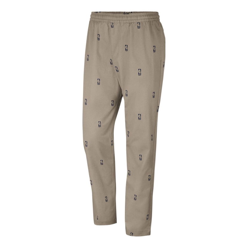 Hlače Nike Team 31 Courtside Logo Print Pants Bež | DC0890-247