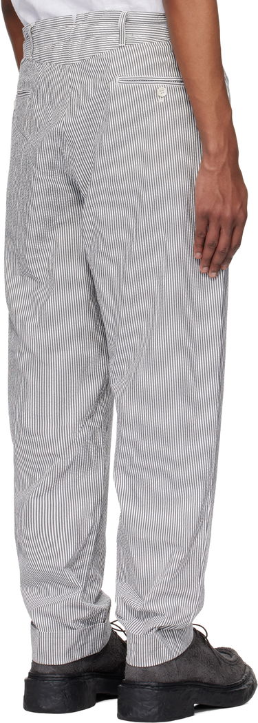 Hlače Engineered Garments Engineered Garments Andover Striped Trousers Bela | 25S1F001, 2