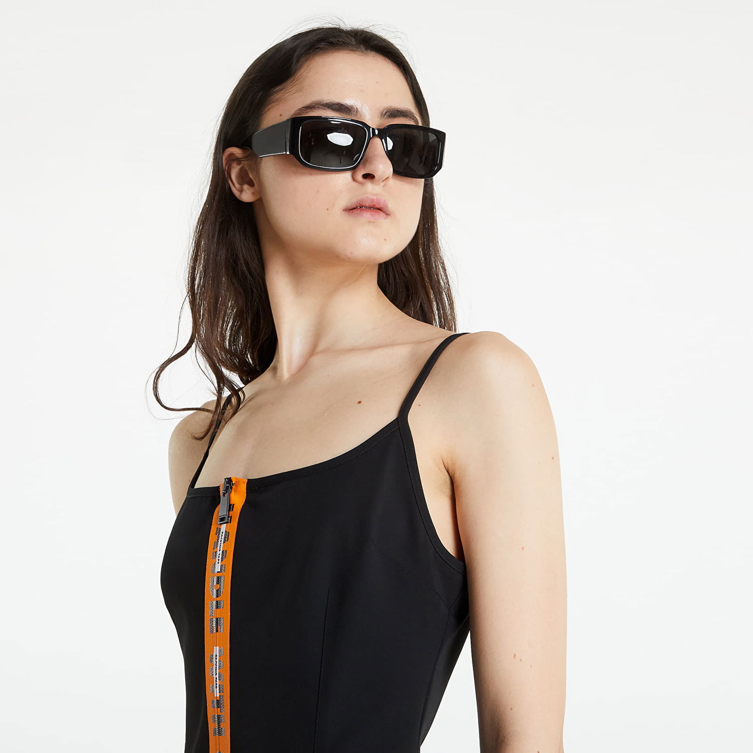 Obleke HERON PRESTON Stretch Gabardine H.W.C. Zip Črna | HWDB058C99FAB0011000, 1