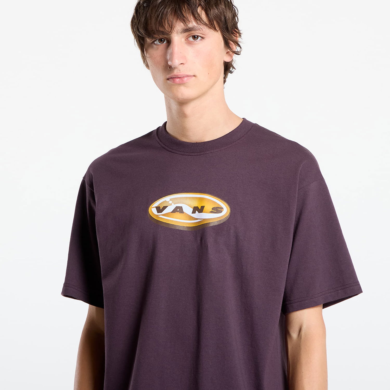 Majica Vans 3D Retroval Short Sleeve Tee Bordo | VN000PBXEMS1, 1