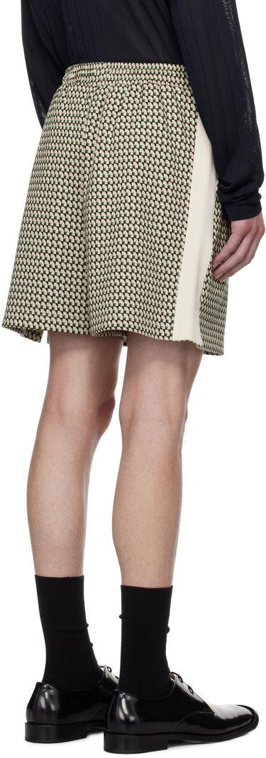 Kratke hlače Wales Bonner Wales Bonner Power Shorts Bež | US25JE36-JE22 - 1780 JACQUARD, 2