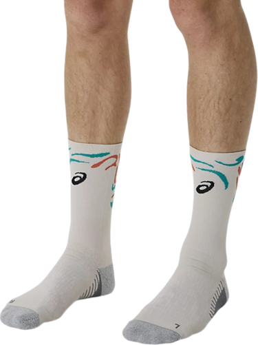 Nogavice Asics Performance Run Crew Socks Bela | 3013b117-200, 2