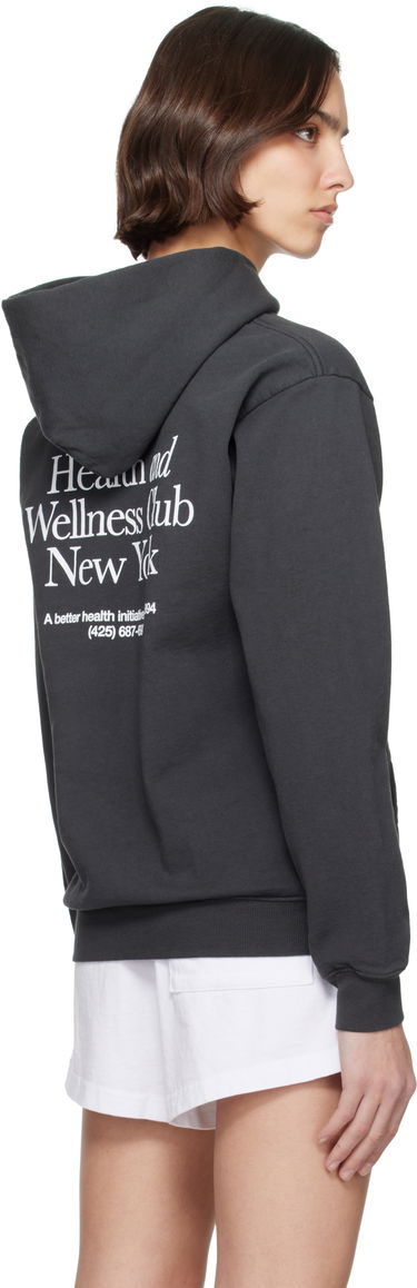 Pulover Sporty & Rich Sporty & Rich HWCNY Hoodie Črna | ST070622016BA02, 2