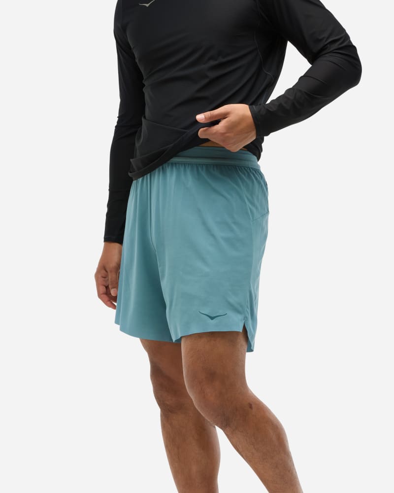 Kratke hlače Hoka One One Glide 7'' 2-in-1 Shorts Modra | 1151080-MTNF