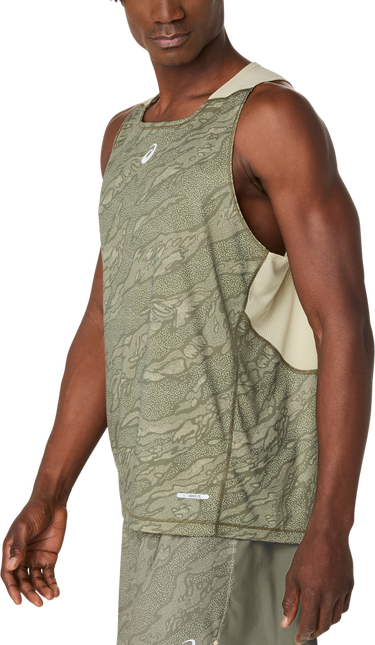 Majica brez rokavov Asics FUJITRAIL Men's Running Singlet Zelena | 2011d388-300, 3