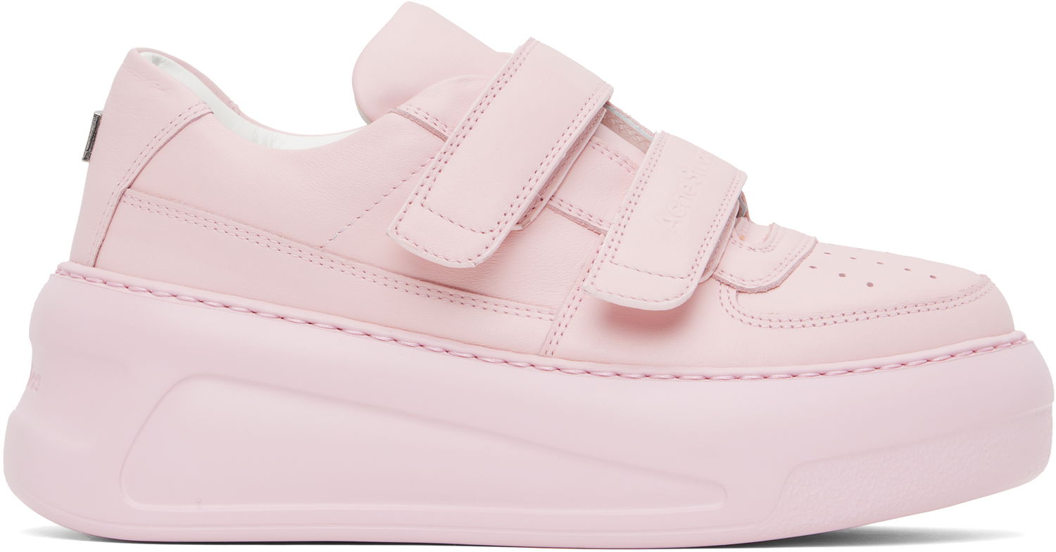Oblačila Acne Studios Acne Studios Velcro Strap Platform Roza | CD0006-, 0