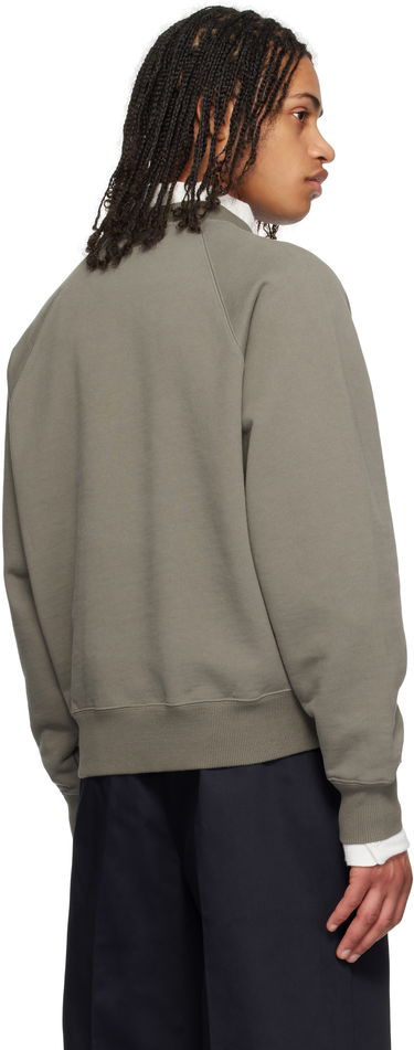 Pleteni pulover AMI AMI Paris Tonal Ami de Coeur Sweatshirt Zelena | USW074.747, 2