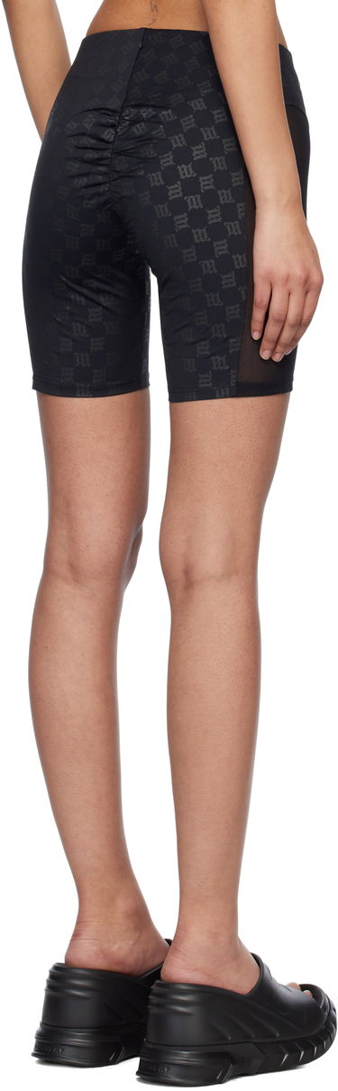 Kratke hlače MISBHV MISBHV Monogram Mesh Panel Bike Shorts Črna | 250W355, 2