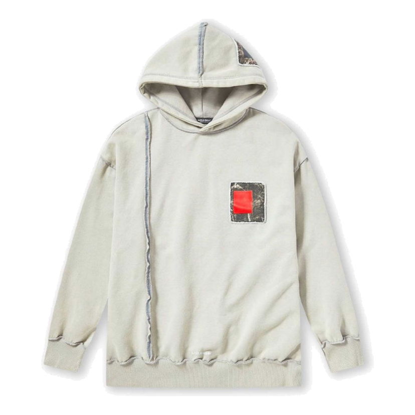 Pulover A-COLD-WALL* Relaxed Cubist Hoodie Siva | ACWMW088-COLDLG