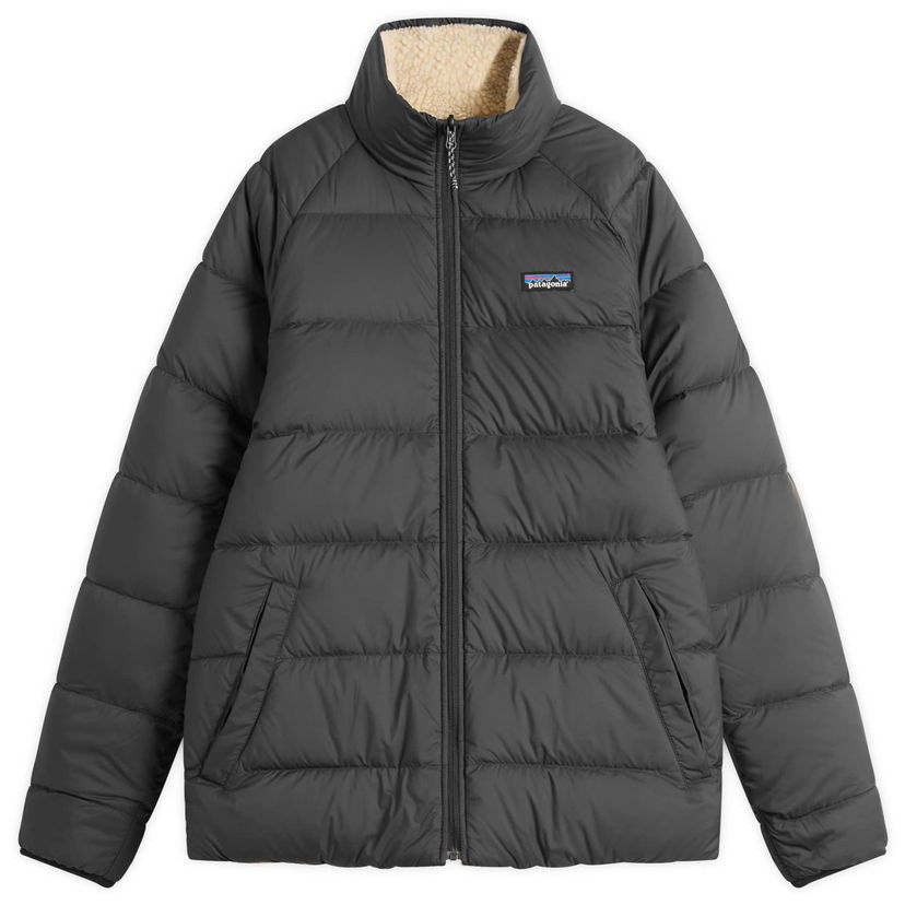 Puhovka Patagonia Reversible Silent Down Jacket Siva | 20670-BLK