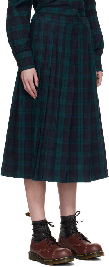 Krila YMC YMC Rosetta Midi Pleated Skirt Zelena | Q3XMA, 1