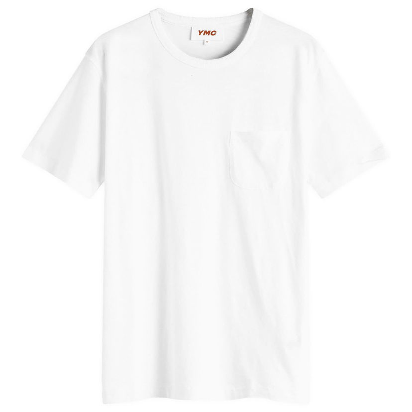 Majica YMC Wild Ones Pocket T-Shirt Bela | P6AZG-10