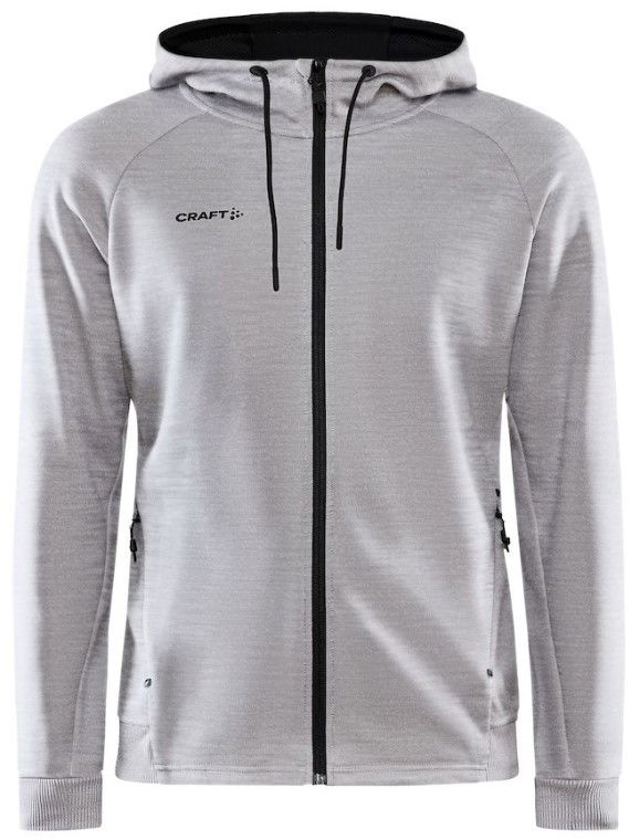 Pulover Craft ADV UNIFY FZ Hoodie Siva | 1909132-950000