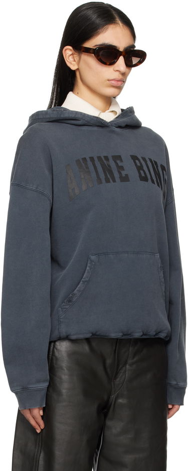 Pulover Anine Bing Anine Bing Harvey Hoodie Modra | S-08-5185-002, 1