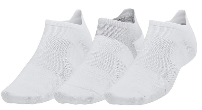 Nogavice Under Armour UA AD Run Lite No-Show Running Socks (3 Pairs) Bela | 1386237-100