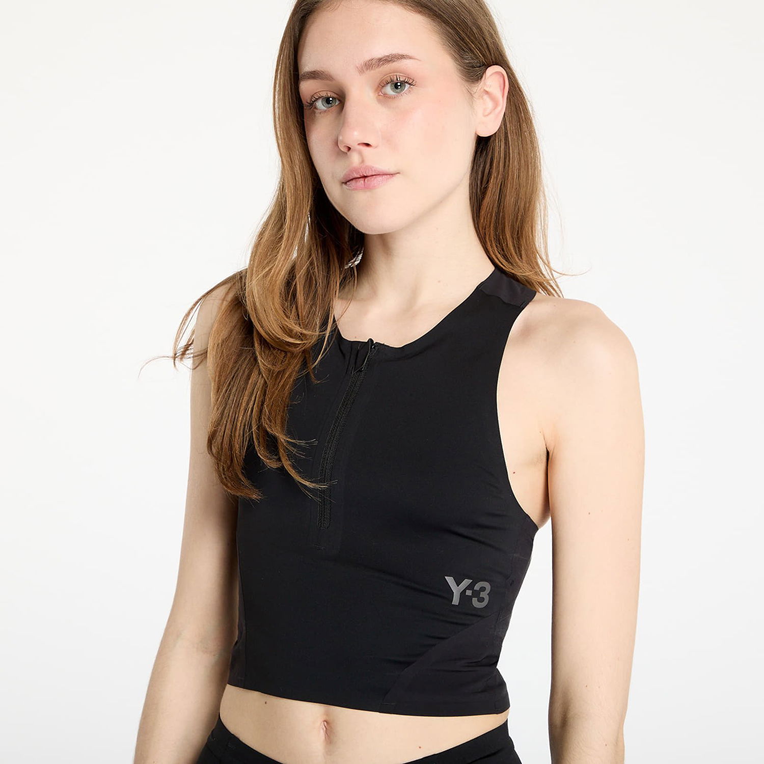 Majica brez rokavov Y-3 Y-3 Running Fitted Top Črna | JN4896, 1