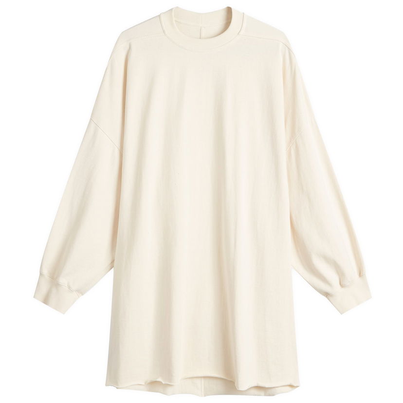 Pleteni pulover Rick Owens Rick Owens Tommy Long Sleeve Heavy Jersey T-Shirt Bež | RU01E5276-BA-21