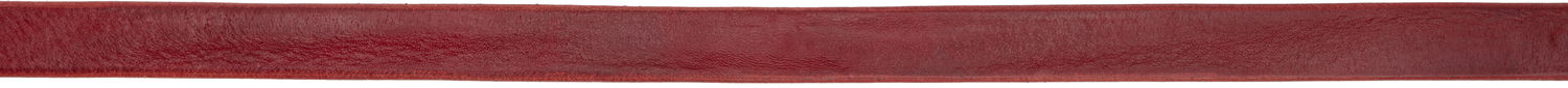 Pasovi OUR LEGACY OUR LEGACY 2 CM Leather Belt Rdeča | A2258CLL, 1