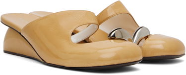 Superge in čevlji Tory Burch Tory Burch Pierced Wedge Mules Rumena | 169861-250, 3