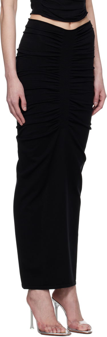 Krila Alexander Wang Alexander Wang Ruched Maxi Skirt Črna | 1KC1255095, 1